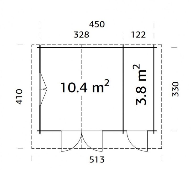 Hytte Emma 14,2 m2